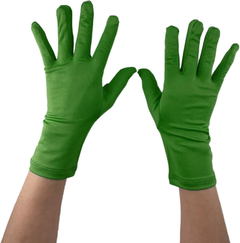 Sheface Stretchy Spandex Costume Gloves - Men's & Women's Banquet Party Wedding Gloves - Image 3